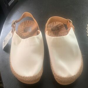 Reef Cream and Tan Espadrilles